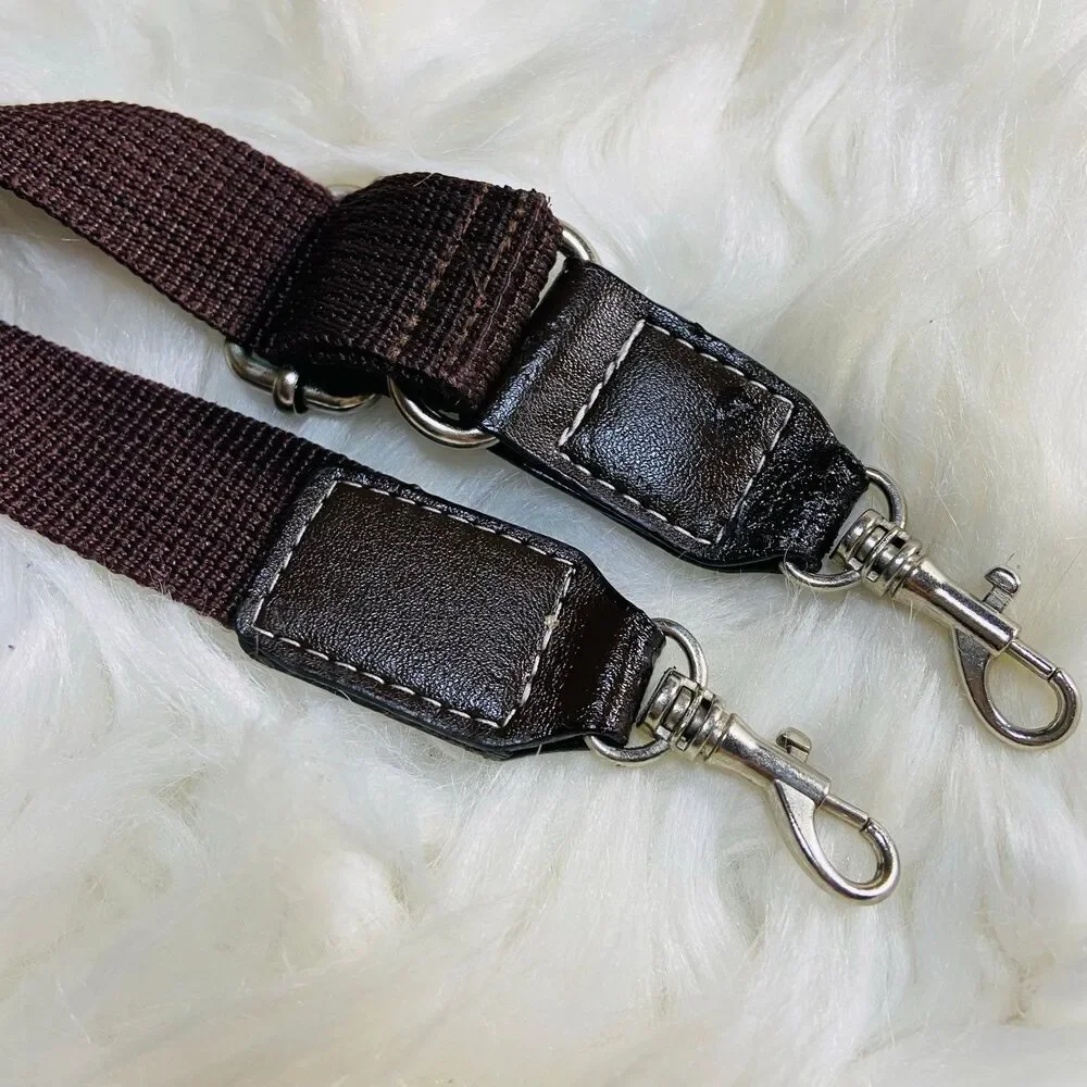 Coach Brown Webbing Strap